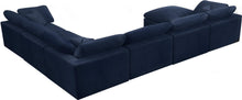 Load image into Gallery viewer, Cozy Navy Velvet Cloud Modular Sectional