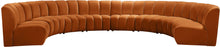 Load image into Gallery viewer, Infinity Cognac Velvet 8pc. Modular Sectional