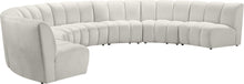 Load image into Gallery viewer, Infinity Cream Velvet 7pc. Modular Sectional