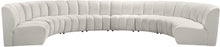 Load image into Gallery viewer, Infinity Cream Velvet 8pc. Modular Sectional