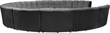Load image into Gallery viewer, Infinity Grey Velvet 11pc. Modular Sectional