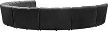 Load image into Gallery viewer, Infinity Grey Velvet 8pc. Modular Sectional