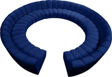 Load image into Gallery viewer, Infinity Navy Velvet 12pc. Modular Sectional