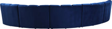 Load image into Gallery viewer, Infinity Navy Velvet 5pc. Modular Sectional