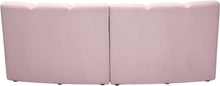 Load image into Gallery viewer, Infinity Pink Velvet 2pc. Modular Sectional