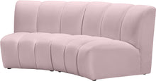 Load image into Gallery viewer, Infinity Pink Velvet 2pc. Modular Sectional