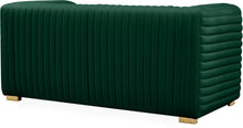 Load image into Gallery viewer, Ravish Green Velvet Loveseat