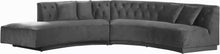 Load image into Gallery viewer, Kenzi Grey Velvet 2pc. Sectional