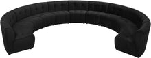 Load image into Gallery viewer, Limitless Black Velvet 11pc. Modular Sectional