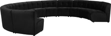 Load image into Gallery viewer, Limitless Black Velvet 11pc. Modular Sectional