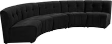Load image into Gallery viewer, Limitless Black Velvet 5pc. Modular Sectional