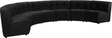 Load image into Gallery viewer, Limitless Black Velvet 7pc. Modular Sectional
