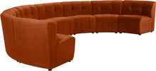 Load image into Gallery viewer, Limitless Cognac Velvet 8pc. Modular Sectional