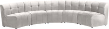 Load image into Gallery viewer, Limitless Cream Velvet 5pc. Modular Sectional