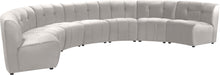 Load image into Gallery viewer, Limitless Cream Velvet 7pc. Modular Sectional