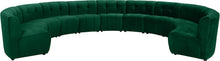 Load image into Gallery viewer, Limitless Green Velvet 11pc. Modular Sectional