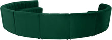 Load image into Gallery viewer, Limitless Green Velvet 11pc. Modular Sectional