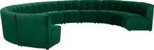 Load image into Gallery viewer, Limitless Green Velvet 11pc. Modular Sectional