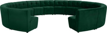 Load image into Gallery viewer, Limitless Green Velvet 14pc. Modular Sectional