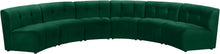 Load image into Gallery viewer, Limitless Green Velvet 6pc. Modular Sectional