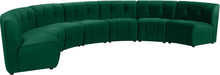 Load image into Gallery viewer, Limitless Green Velvet 7pc. Modular Sectional
