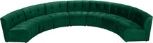 Load image into Gallery viewer, Limitless Green Velvet 7pc. Modular Sectional