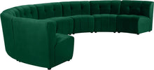 Load image into Gallery viewer, Limitless Green Velvet 8pc. Modular Sectional