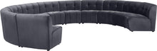 Load image into Gallery viewer, Limitless Grey Velvet 11pc. Modular Sectional