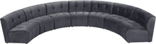 Load image into Gallery viewer, Limitless Grey Velvet 7pc. Modular Sectional