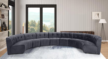 Load image into Gallery viewer, Limitless Grey Velvet 9pc. Modular Sectional