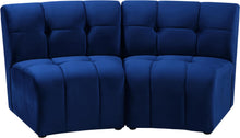 Load image into Gallery viewer, Limitless Navy Velvet 2pc. Modular Sectional