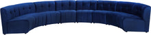 Load image into Gallery viewer, Limitless Navy Velvet 8pc. Modular Sectional