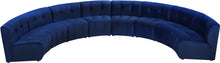 Load image into Gallery viewer, Limitless Navy Velvet 8pc. Modular Sectional