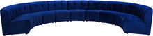 Load image into Gallery viewer, Limitless Navy Velvet 9pc. Modular Sectional