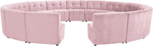 Load image into Gallery viewer, Limitless Pink Velvet 15pc. Modular Sectional