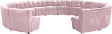 Load image into Gallery viewer, Limitless Pink Velvet 14pc. Modular Sectional
