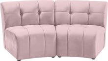 Load image into Gallery viewer, Limitless Pink Velvet 2pc. Modular Sectional