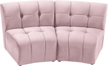 Load image into Gallery viewer, Limitless Pink Velvet 2pc. Modular Sectional