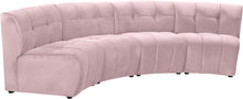 Load image into Gallery viewer, Limitless Pink Velvet 4pc. Modular Sectional
