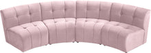 Load image into Gallery viewer, Limitless Pink Velvet 4pc. Modular Sectional