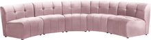 Load image into Gallery viewer, Limitless Pink Velvet 5pc. Modular Sectional