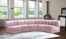 Load image into Gallery viewer, Limitless Pink Velvet 5pc. Modular Sectional