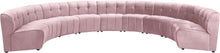 Load image into Gallery viewer, Limitless Pink Velvet 9pc. Modular Sectional