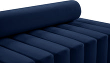 Load image into Gallery viewer, Melody Navy Velvet Loveseat