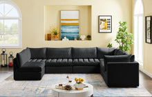 Load image into Gallery viewer, Jacob Black Velvet Modular Sectional