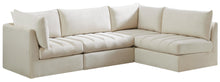 Load image into Gallery viewer, Jacob Cream Velvet Modular Sectional