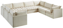 Load image into Gallery viewer, Jacob Cream Velvet Modular Sectional