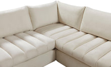 Load image into Gallery viewer, Jacob Cream Velvet Modular Sectional