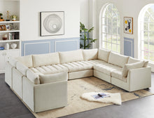 Load image into Gallery viewer, Jacob Cream Velvet Modular Sectional