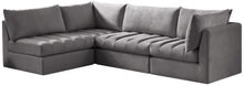 Load image into Gallery viewer, Jacob Grey Velvet Modular Sectional